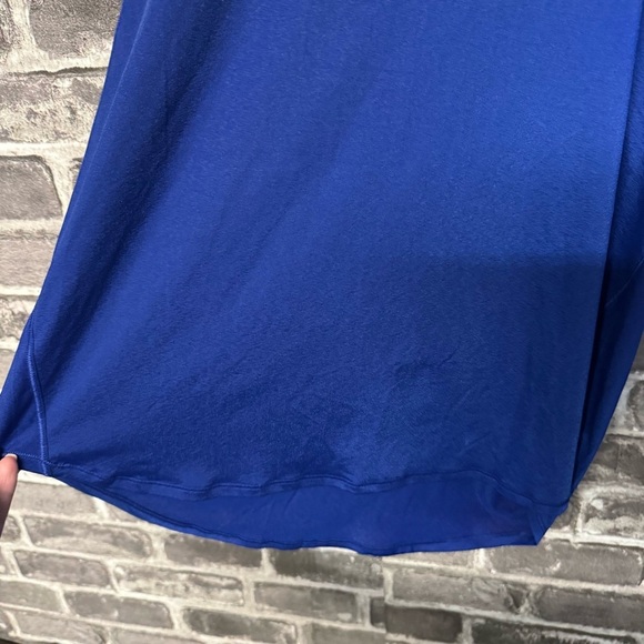 NWT Lululemon Essential Tank top Pleated shirt LARK Blue - Picture 7 of 10